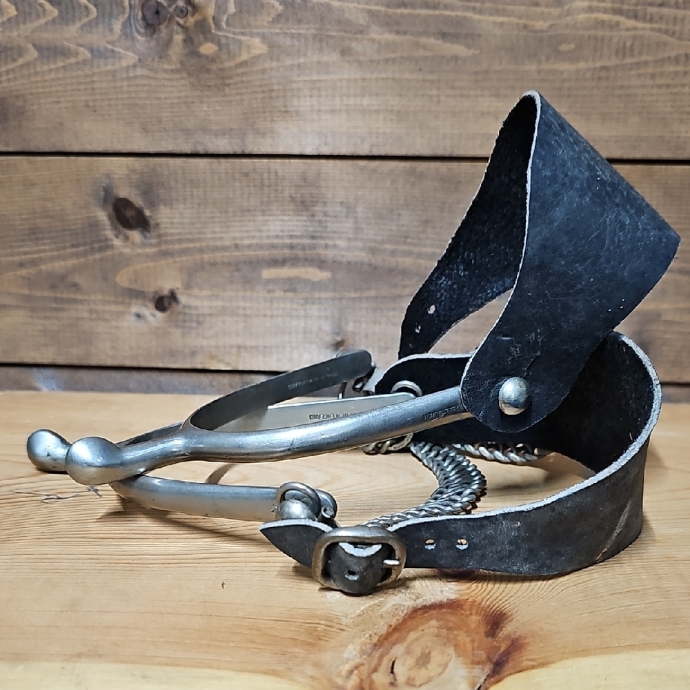 Vintage Spurs Star Steel Silver New England Riding Collectible